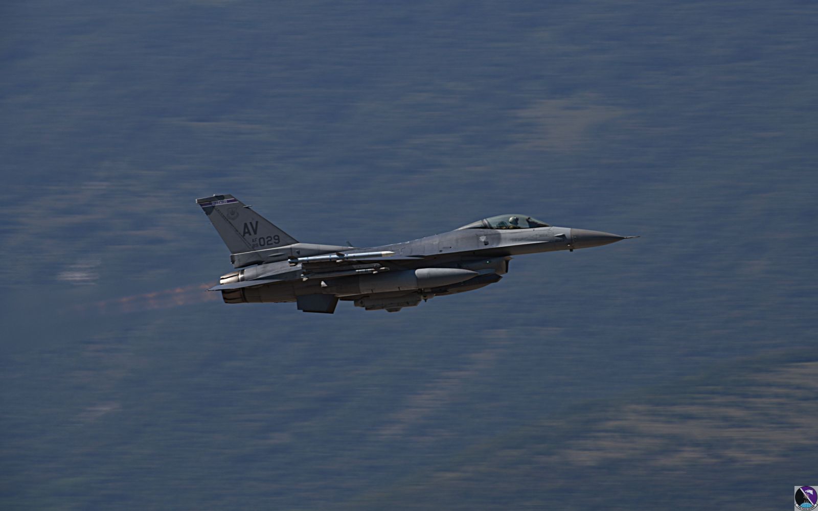 U.S Air Force F-16 Fighting Falcon Flies U.S Air Force F-16 Fighting Falcon Flies